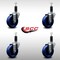 Service Caster 4'' SS Solid Poly Wheel Swivel 1-1/8'' Expanding Stem Caster Set, 4PK SCC-SSEX20S414-SPUS-118-4 - alternate 3
